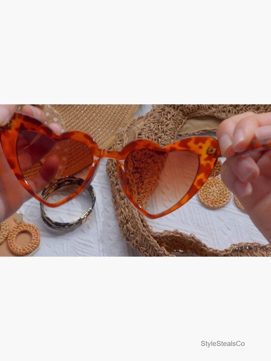 Straw Beach Hat Bag Set with Boho Jewelry and Sunglasses
